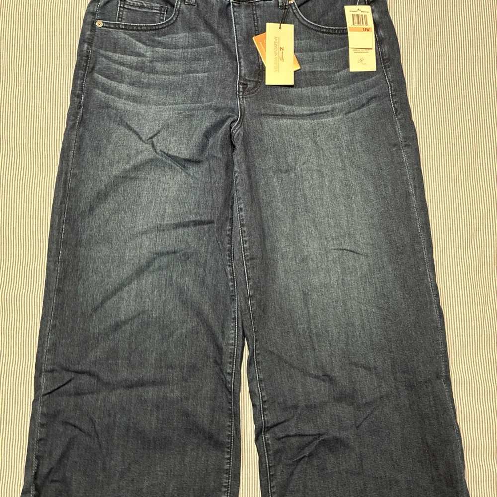 Seven7 JEANS, Melissa McCarthy Pencil Slimming Silhouette, Women's 14W, $89 NEW